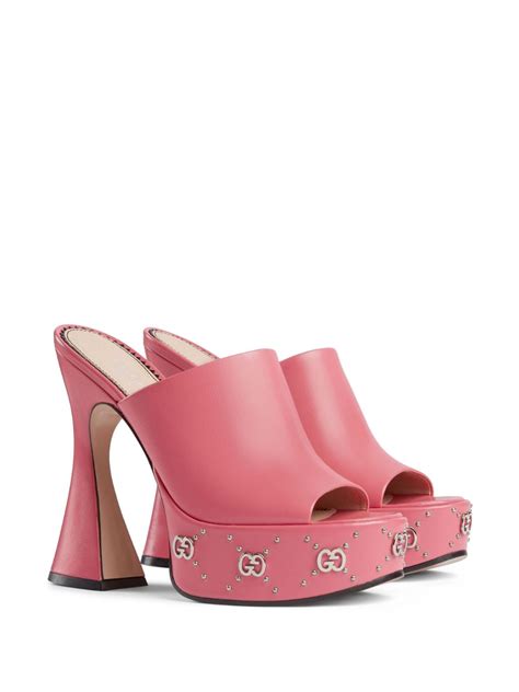 gucci mule platform|Gucci mules farfetch.